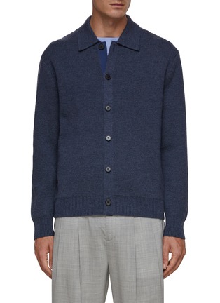 Main View - Click To Enlarge - THEORY - Ameron Wool Blend Knit Cardigan