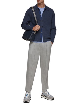 Figure View - Click To Enlarge - THEORY - Ameron Wool Blend Knit Cardigan