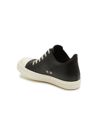  - RICK OWENS  - Low Leather Sneakers