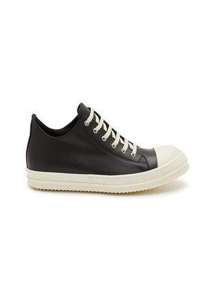 Main View - Click To Enlarge - RICK OWENS  - Low Leather Sneakers