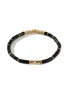 Detail View - Click To Enlarge - JOHN HARDY - Classic Chain Onyx 14K Gold Heishi Beaded Bracelet — Size UM