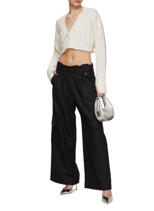 Figure View - Click To Enlarge - KIMHĒKIM - Slouchy Pleated Cargo Pants