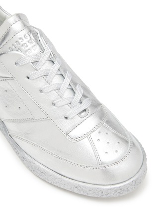 Detail View - Click To Enlarge - MM6 MAISON MARGIELA - Low Top Lace Up Leather Sneaker