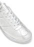 Detail View - Click To Enlarge - MM6 MAISON MARGIELA - Low Top Lace Up Leather Sneaker