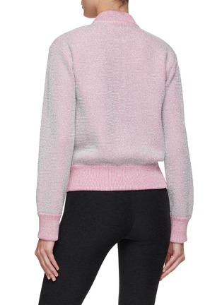 Back View - Click To Enlarge - MISSONI - Zip Up Bomber Sweater