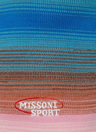 - MISSONI - Rainbow Stripe Cropped Knit Sweater