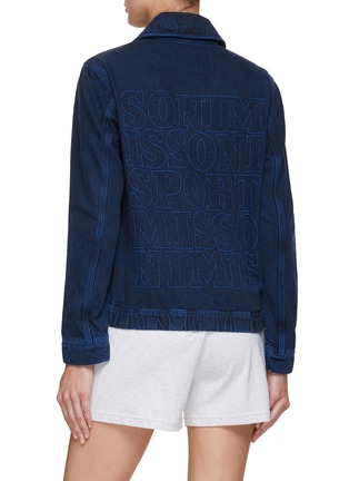 Back View - Click To Enlarge - MISSONI - Logo Stitching Jacket