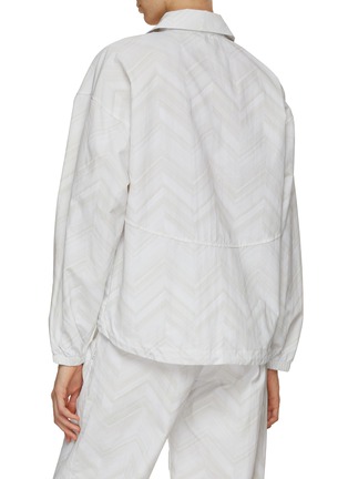 Back View - Click To Enlarge - MISSONI - Logo Embroidery Windbreaker Jacket