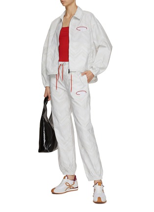 Figure View - Click To Enlarge - MISSONI - Logo Embroidery Windbreaker Jacket