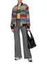 Figure View - Click To Enlarge - MISSONI - High Waited Side Stripe Long Pants