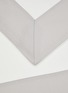 Detail View - Click To Enlarge - FRETTE - Bold King Size Duvet Cover Set — Milk/Cliff Grey