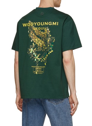 Back View - Click To Enlarge - WOOYOUNGMI - Seoul Printed Back Graphic T-Shirt