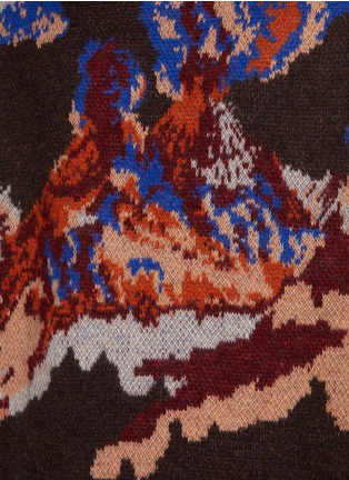  - WOOYOUNGMI - Volcano Graphic Intarsia Sweater