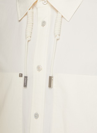  - WOOYOUNGMI - Drawstring Hooded Shirt