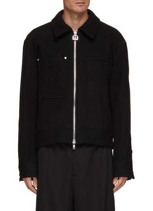 Main View - Click To Enlarge - WOOYOUNGMI - Belted Zip Up Jacket