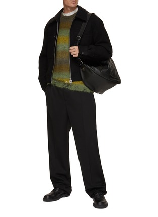 Figure View - Click To Enlarge - WOOYOUNGMI - Belted Zip Up Jacket