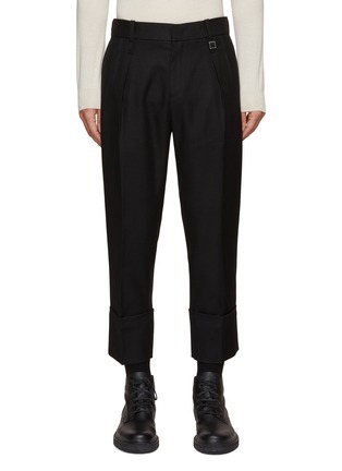 Main View - Click To Enlarge - WOOYOUNGMI - Straight Leg Cuffed Pants
