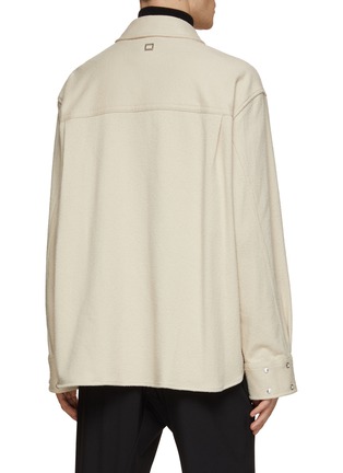Back View - Click To Enlarge - WOOYOUNGMI - Oversized Shirt Jacket