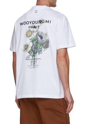 Back View - Click To Enlarge - WOOYOUNGMI - Flower Graphic Print T-Shirt