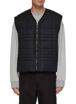 Main View - Click To Enlarge - WOOYOUNGMI - Zip Up Quilted Vest