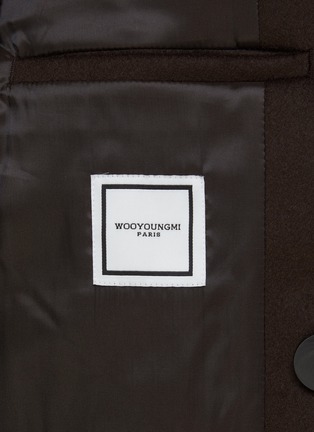  - WOOYOUNGMI - Double Breasted Peak Lapel Coat