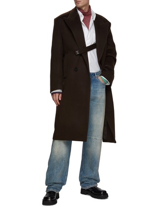 Figure View - Click To Enlarge - WOOYOUNGMI - Double Breasted Peak Lapel Coat