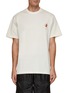 Main View - Click To Enlarge - WOOYOUNGMI - Logo Embroidered Volcano Print T-Shirt