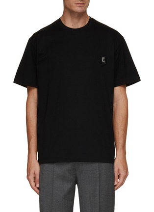 Main View - Click To Enlarge - WOOYOUNGMI - Metallic Logo T-Shirt