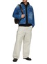 Figure View - Click To Enlarge - WOOYOUNGMI - Flower Logo Print Hoodie
