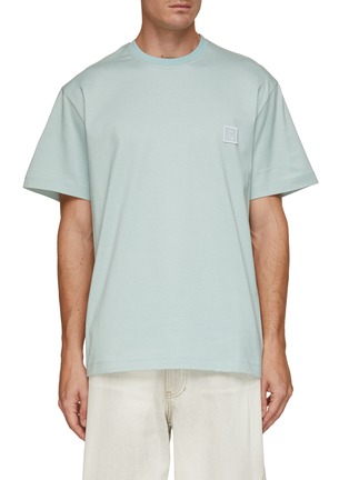 Main View - Click To Enlarge - WOOYOUNGMI - Logo Print Cotton T-Shirt