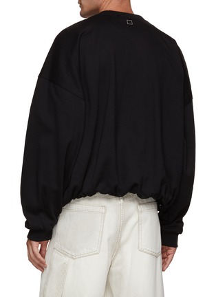 Back View - Click To Enlarge - WOOYOUNGMI - Logo Embroidered Sweatshirt