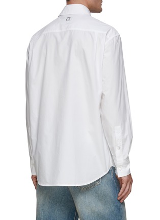 Back View - Click To Enlarge - WOOYOUNGMI - Logo Detail Chest Pocket Shirt