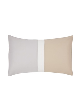 Main View - Click To Enlarge - FRETTE - Bold Cushion Boudoir — Savage Beige/Cliff Grey