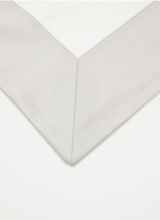 Detail View - Click To Enlarge - FRETTE - Bold Queen Size Duvet Cover Set — Milk/Cliff Grey