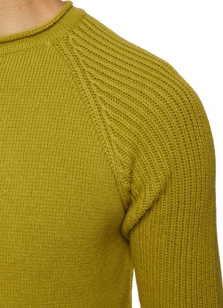  - RICK OWENS  - Contrast Centre Line Sweater