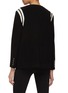 Back View - Click To Enlarge - MO&CO. - Striped Wool Jacket