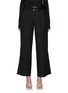 Main View - Click To Enlarge - MO&CO. - Double Belted Wide Leg Pants