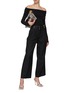 Figure View - Click To Enlarge - MO&CO. - Double Belted Wide Leg Pants