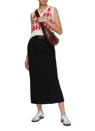 Figure View - Click To Enlarge - MO&CO. - Argyle Knitted Vest