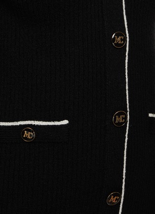  - MO&CO. - Contrast Trim Cardigan Dress