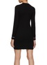 Back View - Click To Enlarge - MO&CO. - Contrast Trim Cardigan Dress