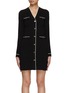 Main View - Click To Enlarge - MO&CO. - Contrast Trim Cardigan Dress