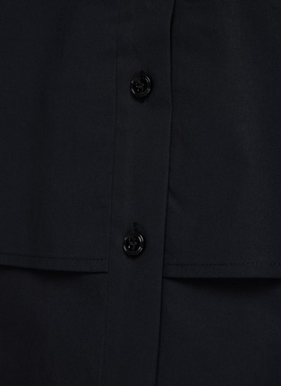  - MO&CO. - Layered Cropped Shirt
