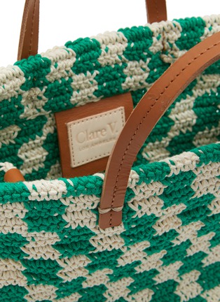 Clare V. Summer Simple Tote - Crochet Checker on Garmentory