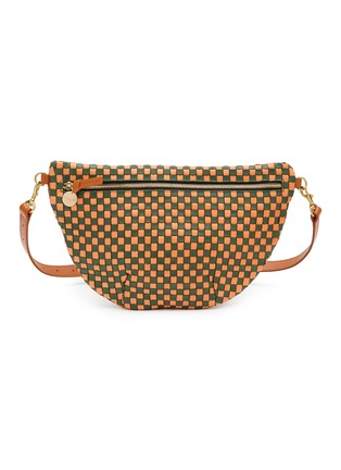 Main View - Click To Enlarge - CLARE V. - Grande Fanny Leather Bumbag