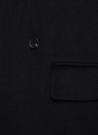  - RE: BY MAISON SANS TITRE - Detachable Collar Long Double Breasted Coat
