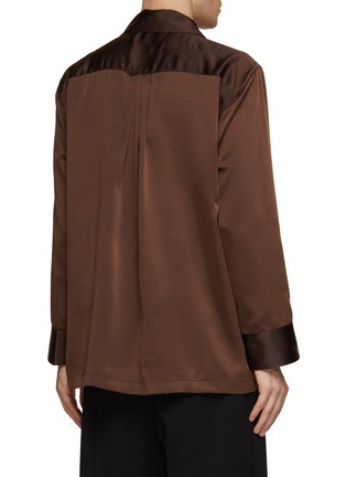 Back View - Click To Enlarge - RE: BY MAISON SANS TITRE - Geometric Split Shirt