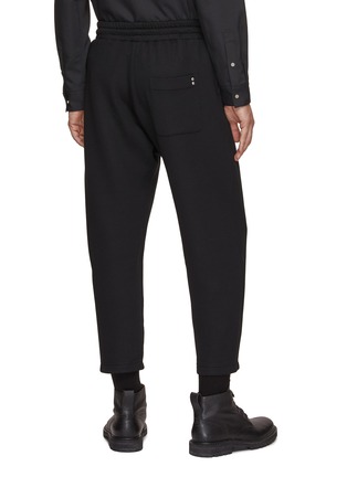 Back View - Click To Enlarge - RE: BY MAISON SANS TITRE - Tapered Leg Cropped Sweatpants