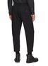 Back View - Click To Enlarge - RE: BY MAISON SANS TITRE - Tapered Leg Cropped Sweatpants