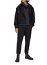 Figure View - Click To Enlarge - RE: BY MAISON SANS TITRE - Tapered Leg Cropped Sweatpants